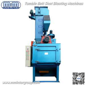 Tumble Belt Shot Blasting Machines - เครื่องขัดผิวโลหะรุ่นสายพานหมุน ขัดงานขนาดเล็ก เช่น สกรู น็อต อะไหล่เครื่องปรับอากาศ ทองแดง ทองเหลือง โลหะทุกชนิด